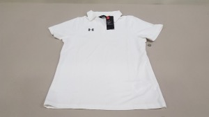 15 X BRAND NEW UNDER ARMOUR WOMENS SPORTS POLO SHIRTS SIZE MEDIUM