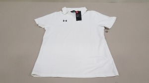 15 X BRAND NEW UNDER ARMOUR WOMENS SPORTS POLO SHIRTS SIZE MEDIUM