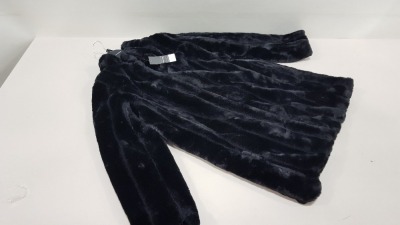8 X BRAND NEW DOROTHY PERKINS FAUX FUR JACKETS UK SIZE 10 RRP £60.00 (TOTAL RRP £480.00)