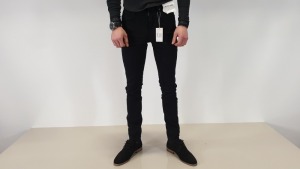 8 X BRAND NEW TOPMAN BLACK STRECH SKINNY JEANS - IN VARIOUS SIZES RRP £30.00pp