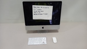 APPLE IMAC ALL IN ONE PC 24 SCREEN 640GB HARD DRIVE APPLE X O/S APPLE KEY BOARD + MOUSE
