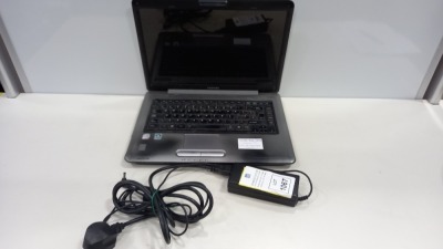 TOSHIBA A300 LAPTOP WINDOWS 10 250GB HARD DRIVE - WITH CHARGER