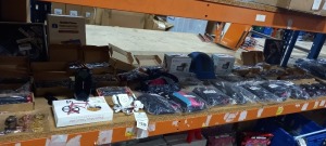 40+ PIECE ASSORTED LOT CONTAINING ADVANCED PORTABLE CAR CAMCORDER, BIKE HANDLEBAR GRIPS, WOMENS CYCLING SHORTS, MOTORCYCLE LED LIGHTING ETC