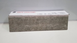 132 X BRAND NEW BOXED TROY CERAMIC GLAZED PORCELAIN CERAMIC TILE (150 X 600 X 9MM) - 11.88 M/2 - IN 12 BOXES