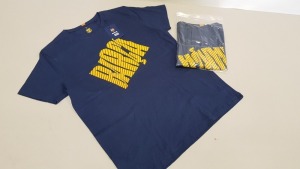 20 X BRAND NEW FC BARCELONA BARCA BLUE SHORT SLEEVED T SHIRTS SIZE LARGE