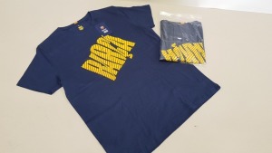 20 X BRAND NEW FC BARCELONA BARCA BLUE SHORT SLEEVED T SHIRTS SIZE LARGE
