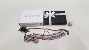 130 X BRAND NEW AVON ELETHIA COVETED MULTI LAYER CHOKERS