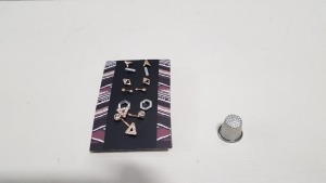 190 X BRAND NEW AVON MILEE GEO EARRING GIFTSET CONTAINING 6 X PAIRS OF EARRINGS AND 1 X PAIRS OF EARRING JACKETS