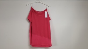 32 X BRAND NEW SOULUXE (MATALAN) PINK BOXY MESH T-SHIRT. SIZE S / M / L / XL - IN 2 BOXES