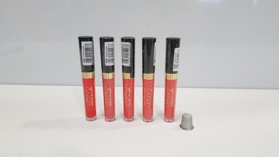 90 X BRAND NEW MAX FACTOR X LIPFINITY VELVET MATTE ORANGE GLOW LIPSTICK