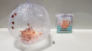 192 X BRAND NEW GLITTER BALL INFLATABLE BEACH BALLS