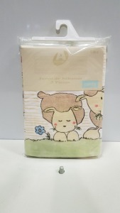32 X BRAND NEW FLANNELETTE COT SHEETS 60 X 120CM IN 2 BOXES