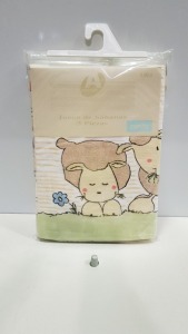 32 X BRAND NEW FLANNELETTE COT SHEETS 60 X 120CM IN 2 BOXES