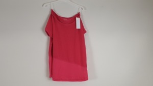 32 X BRAND NEW SOULUXE (MATALAN) PINK BOXY MESH T-SHIRT. SIZE S / M / L / XL - IN 2 BOXES