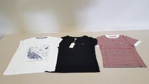 20 X BRAND NEW JACK WILLS WOMENS T SHIRTS IN VARIOUS STYLES AND COLOURS IN SIZE 10