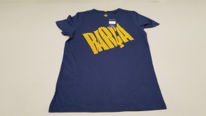 20 X BRAND NEW BARCA STORE OFFICIAL MERCHANDISE FC BARCELONA NAVY SHORT SLEEVED TOPS KIDS SIZE 4 AND SIZE SMALL - WITH TAGS RRP €25 TOTAL €500