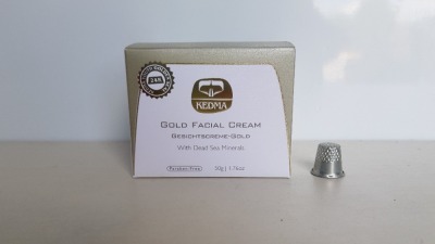 3 X BRAND NEW KEDMA 24K GOLD FACIAL CREAM WITH DEAD SEA MINERALS (50G) TOTAL RRP $2,639.85