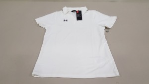 15 X BRAND NEW UNDER ARMOUR WOMENS SPORTS POLO SHIRTS SIZE MEDIUM