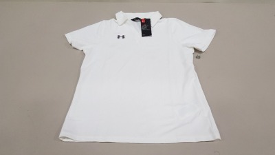 15 X BRAND NEW UNDER ARMOUR WOMENS SPORTS POLO SHIRTS SIZE MEDIUM