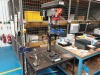 SIP BENCH MOUNTED DRILL PRESS MODEL B16-16 WITH TREDDLE CONTROL, TWO BED VICES, ONE RECORD NO3 BENCH VICE, ONE MANUAL SHEAR AND METAL TABLE (LOTS 4001-4041 ARE LOCATED IN GATESHEAD - COLLECTION WILL BE THURSDAY 2ND SEPTEMBER ONLY BY APPOINTMENT - FULL DET