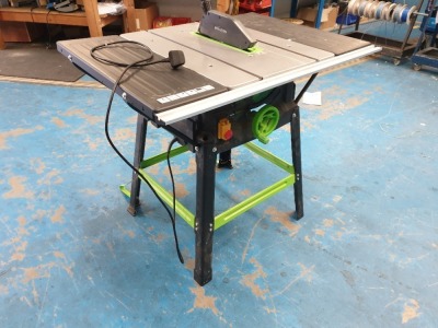 EVOLUTION FURY FIVE TABLE SAW, 13A THREE PIN PLUG (LOTS 4001-4041 ARE LOCATED IN GATESHEAD - COLLECTION WILL BE THURSDAY 2ND SEPTEMBER ONLY BY APPOINTMENT - FULL DETAILS WILL BE PROVIDED TO WINNING BIDDERS)