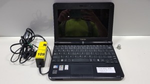 TOSHIBA NB200 LAPTOP WINDOWS 7 - WITH CHARGER