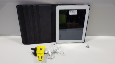 APPLE IPAD TABLET 16GB STORAGE - WITH CASE + CHARGER