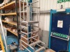 FOLD AWAY ALUMINIUM SCAFFOLD TOWER WITH FIVE FOOT SIX INCH HIGH WORKING PLATFORM AND SAFETY GATE (LOTS 4001-4041 ARE LOCATED IN GATESHEAD - COLLECTION WILL BE THURSDAY 2ND SEPTEMBER ONLY BY APPOINTMENT - FULL DETAILS WILL BE PROVIDED TO WINNING BIDDERS)