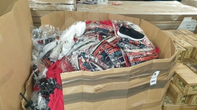 FULL PALLET CONTAINING LARGE AMOUNT OF CLOTHING I.E QUIZ SHIRTS, GEORGE LONG SLEEVE T-SHIRTS, F&F