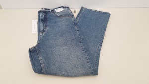 12 X BRAND NEW TOPSHOP STRAIGHT CUT DENIM JEANS UK SIZE 10 RRP £42.00 (TOTAL RRP £504.00)