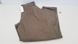 9 X BRAND NEW TOPSHOP KHAKI PANTS UK SIZE 14 RRP £36.00 (TOTAL RRP £324.00)