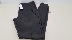 22 X BRAND NEW TOPSHOP LEATHER STYLED ZIP UP PANTS SIZES 8 AND 12 RRP £36.00 (TOTAL RRP £794.00)