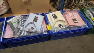 40 X BRAND NEW TAYLOR & WRIGHT SHIRTS IN VARIOUS COLOURS, STYLES AND SIZES IN 2 TRAYS (NOT INCLUDED)