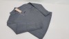 8 X BRAND NEW GUL AIROTHERM 1/4 ZIP TOP IN GREY - SIZE L - RRP £44.95 EACH - TOTAL £359.60