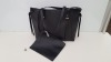 13X BRAND NEW TOPSHOP BLACK FAUX LEATHER HAND BAGS RRP- £22.00 PPC