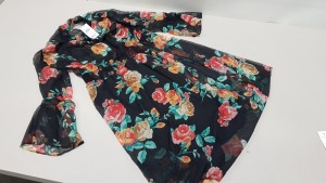 12 X BRAND NEW MISS SELFRIDGE FLOWER DETAILED DRESSES UK SIZE 6 RRP £39.00 (TOTAL RRP £468.00)