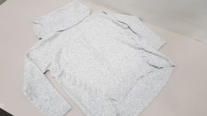 10 X BRAND NEW MISS SELFRIDGE GREY TURTLENECK JUMPERS UK SIZE 16 RRP £35.00 (TOTAL RRP £350.00)