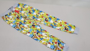 20 X BRAND NEW BURTON MENSWEAR THE SIMPSONS PYJAMA BOTTOMS SIZE EXTRA LARGE RRP £20.00 (TOTAL RRP £400.00) (PICK LOOSE)