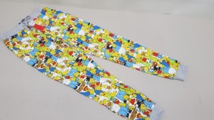 20 X BRAND NEW BURTON MENSWEAR THE SIMPSONS PYJAMA BOTTOMS SIZE EXTRA LARGE RRP £20.00 (TOTAL RRP £400.00) (PICK LOOSE)