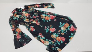 14 X BRAND NEW MISS SELFRIDGE FLOWER DETAILED DRESSES UK SIZE 12 RRP £39.00 (TOTAL RRP £546.00)