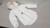 4 X BRAND NEW MISS SELFRIDGE PUFFER FAUX FUR HOODED JACKETS UK SIZE 10 RRP £85.00 (TOTAL RRP £340.00)