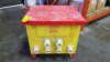 1 X 110V SITE TRANSFORMER WITH 6 SOCKETS (INPUT 400V 3 PHASE / OUTPUT 110V)