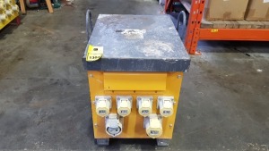 1 X 110V SITE TRANSFORMER WITH 6 SOCKETS