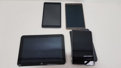4 PIECE SPARES LOT CONTAINING 1 X TOSHIBA 10 TABLET 1 X VODAFONE 4G TABLET 1 X SAMSUNG TABLET 1 X NEXUS TABLET - PLEASE NOTE ALL FOR SPARES