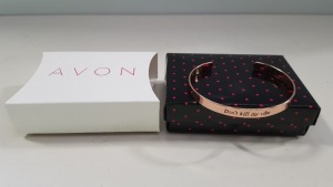 36 X BRAND NEW AVON ELANEE MESSAGE BANGLES.