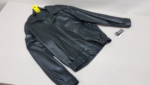 1 X BRAND NEW IMPERO 100% LEATHER JACKET SIZE 3XL £499.00