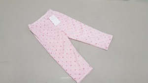 27 X BRAND NEW HAPPYOLOGY BABY FLEECED PYJAMA BOTTOMS IN PINK 18-24M AND 24-36M