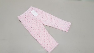 27 X BRAND NEW HAPPYOLOGY BABY FLEECED PYJAMA BOTTOMS IN PINK 18-24M AND 24-36M