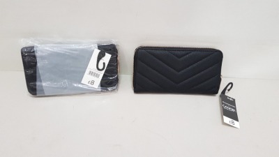 60 X BRAND NEW GEORGE BLACK PURSES