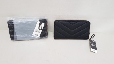 60 X BRAND NEW GEORGE BLACK PURSES